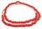 The Bead Chest Bright Red Recycled Glass Beads 7mm Ghana African Sea Glass Round Large Hole 24 Inch Strand Handmade Fair Trade